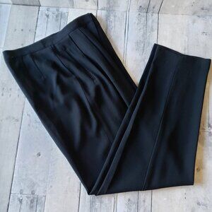 Liz Claiborne Black Pleated Front Pant - Size 6